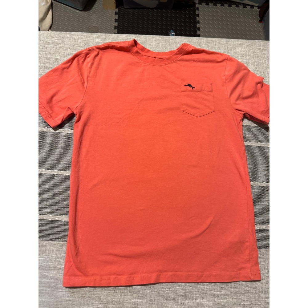 Tommy Bahama Kids Coral Short Sleeve T Shirt Pocket‎ Tee XL 14